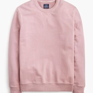 J. Crew Crewneck Sweatshirt in Pale Pink